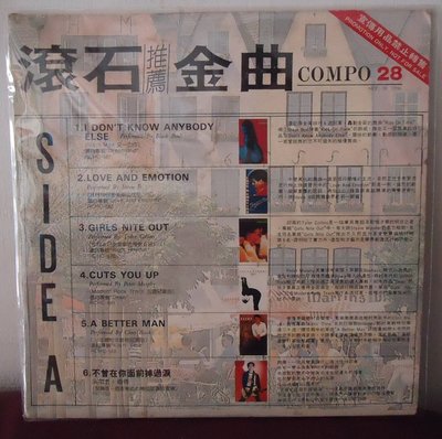 【音樂年華】滾石推薦金曲28/趙傳--不曾在你面前掉過涙/黑膠唱片LP