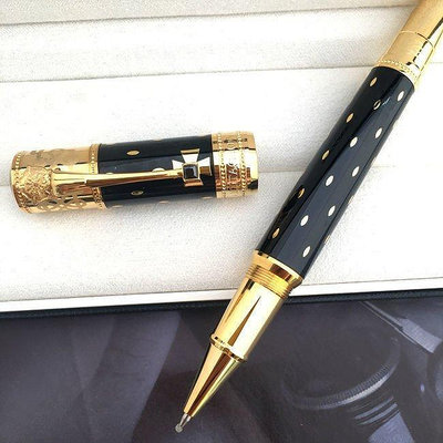 MontBlanc萬寶龍 英女皇伊麗莎白簽字筆水筆中筆寶珠筆水筆鋼筆商務限量版阿-寶藏包包