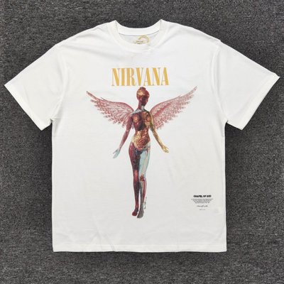 【熱賣精選】FOG fear of god × NIRVANA Rock band vintage t-shirt te