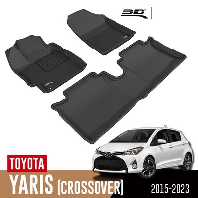 【汽車零件王】3D 卡固立體 踏墊 TOYOTA Yaris Crossover 汽油版 2015~2023