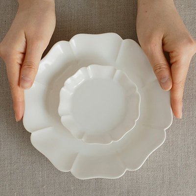 熱賣 日本JICON磁今Octagonal Petal Dish 有田燒陶瓷八角輪花盤甜品盤