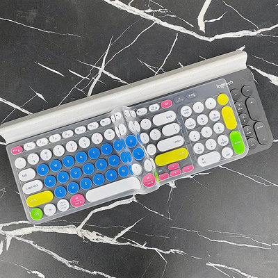 鍵盤膜 Logitech羅技K780鍵盤保護膜臺式機電腦按鍵防塵套凹凸墊罩透明彩色鍵位配件