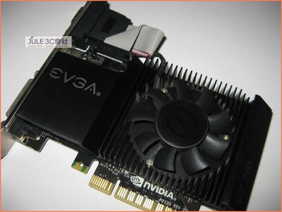 JULE 3C會社-艾維克EVGA GT710 DDR3 1G 薄型/19W/低耗電/短卡/保內/PCIE 顯示卡