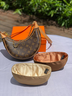 內袋 包枕 包撐 simple smile適用于LV Loop半月型豌豆包月牙包月亮包防水內膽包