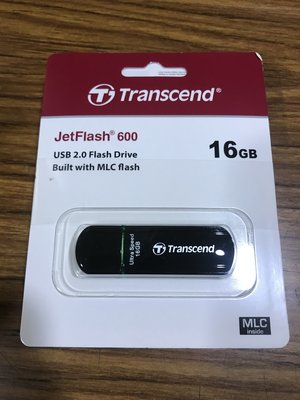 點子電腦☆北投@ Transcend 創見 JetFlash 600 16G MLC USB 2.0 隨身碟☆395元