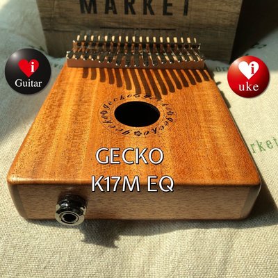 GECKO K17M EQ桃花芯木單板 17音含EQ拇指琴 /卡林巴琴 /手指鋼琴 /iGuitar/iuke聯合推薦