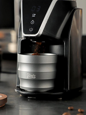 咖啡器具 Bincoo咖啡磨豆機接粉杯意式咖啡機手柄落粉杯防飛粉51/58mm通用