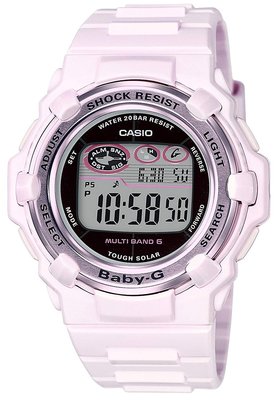 日本正版 CASIO 卡西歐 Baby-G BGR-3003-4JF 女錶 電波錶 太陽能充電 日本代購