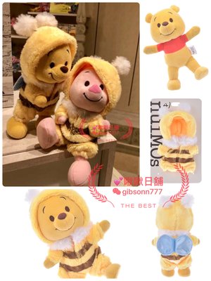 《啾啾日舖》現貨 正版 日本迪士尼 nuimos 小熊維尼 蜜蜂裝 蜜蜂衣服 變裝 衣服 含板不含娃娃