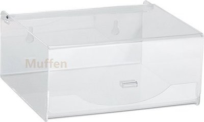 『MUFFEN沐雰衛浴』YR-326 平板式 壓克力 水晶透明面紙盒 壁掛式衛生紙架 衛生紙盒