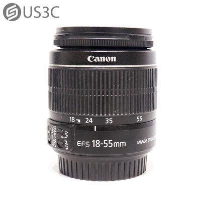 【US3C-青海店】【一元起標故障機】佳能 Canon EF-S 18-55mm F3.5-5.6 IS II 單眼鏡頭 光學穩定器 標準變焦鏡 二手鏡頭