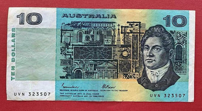 澳大利亞1985年1 8品 尾號07506 外國錢幣 紙幣【奇摩收藏】