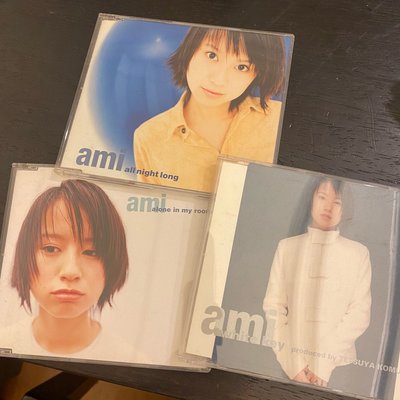 3張 鈴木亞美(Ami Suzuki) WHITE KEY,Alone In My Room,All Night Long CD 音樂專輯