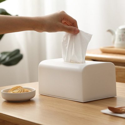 家用餐巾紙衛生紙收納盒桌面紙巾盒 客廳創意廁所抽紙盒