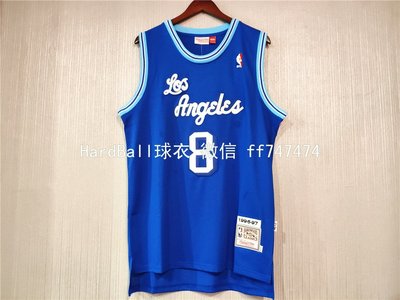 科比·布萊恩（Kobe Bryant）洛杉磯湖人隊8號 球衣 LOS ANGELES版 蓝色