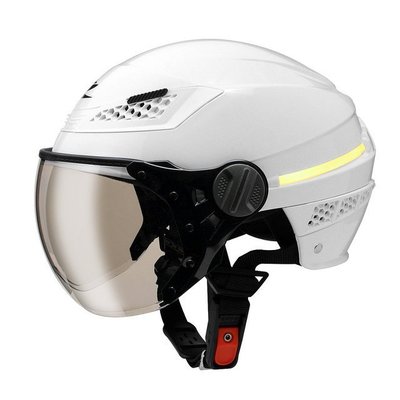 【小齊安全帽】ZEUS ZS-127B 白 LED 防水燈條 全可拆洗 雪帽 安全帽