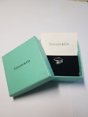 Tiffany &amp; Co 蒂芬妮 925純銀 西班牙製 蛇型戒指(真品)