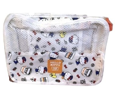 新太魯閣Hello Kitty列車 衣物收納袋 +同系列大束口袋 (2件合售)