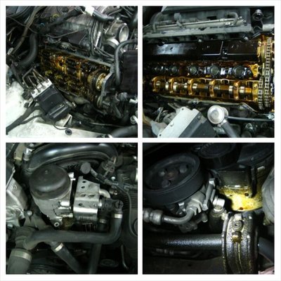 BMW 汽門蓋墊片 後曲軸油封 油底殼墊片 漏油處理 E38 E65 E66 F01 F02 728 730 735