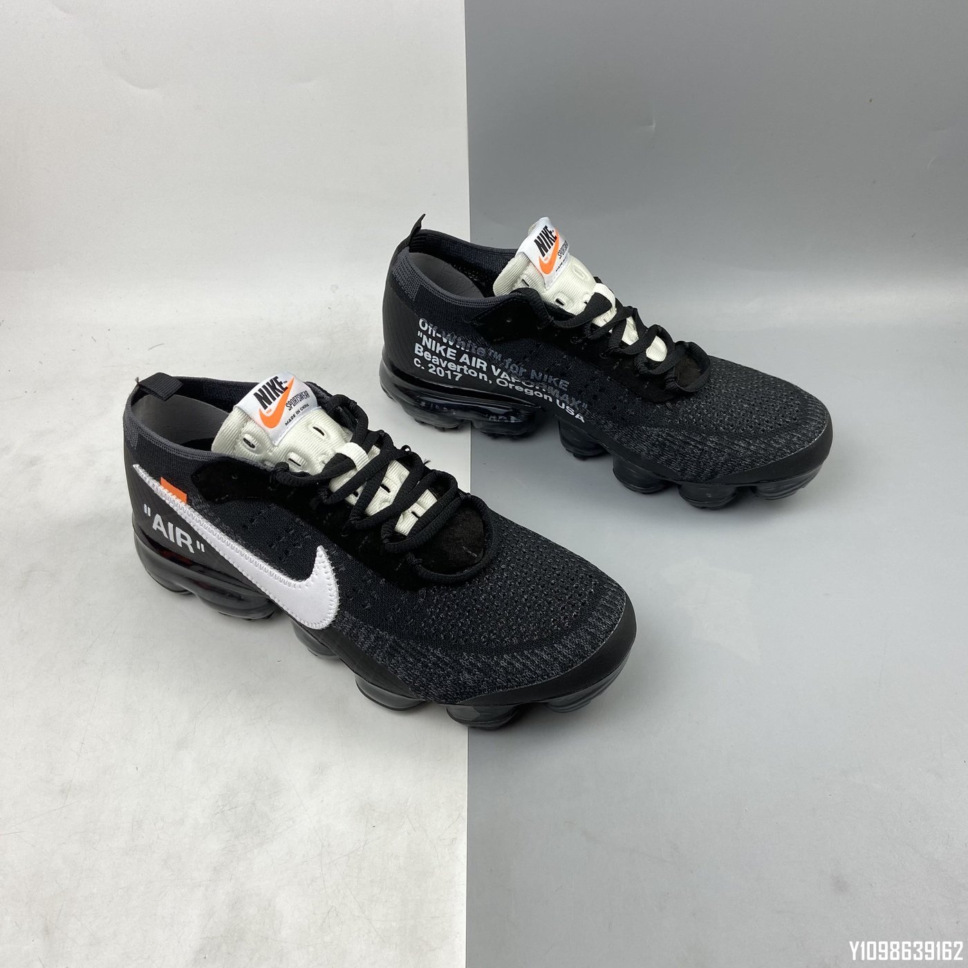 Nike Air Off White x Vapor Max 黑白百搭防滑慢跑男女鞋鞋AA3831-001