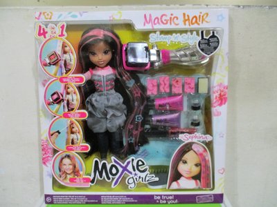 1莉卡布拉茨貝茲星光樂園珍妮公主芭比MGA正版Moxie Girlz Magic Hair魔法梳子梅西娃娃兩佰五一元起標