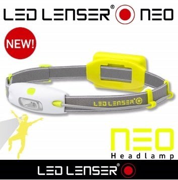 【LED Lifeway】德國 LED LENSER NEO (公司貨) 時尚專業慢跑 / 夜跑頭燈 (3*AAA)
