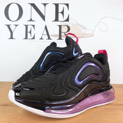 【正品】ONE YEAR_ Nike Air Max 720 紫 煥彩 太空紫 氣墊 反光