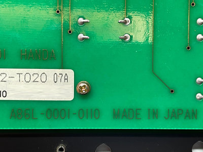 FANUC 10M 11M KEY BOARD 操作按鍵 薄膜按鍵 鍵盤  A86L-0001-0110