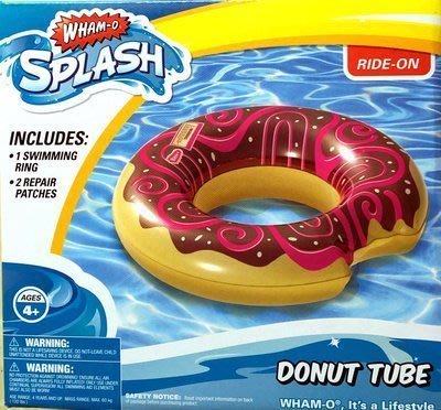 [休閒時尚] wham-o splash 甜甜圈泳圈 (咖啡色) 100cm 正品現貨銷售