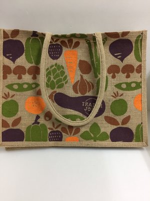 代購 Trader joe's 黃麻布環保提袋 環保購物袋【TR0015】