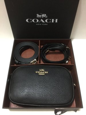 Coach 最新 兩用禮盒 立體logo 現貨 腰包 相機包 斜背包
