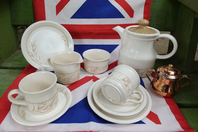 【Sunshine Antiques】Biltons / Coloroll - 春束鮮花 英國陶瓷 下午茶 咖啡杯組