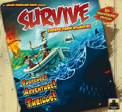 骰子人桌遊-逃離亞特蘭提斯30周年版Survive Escape From Atlantis 30th(英)