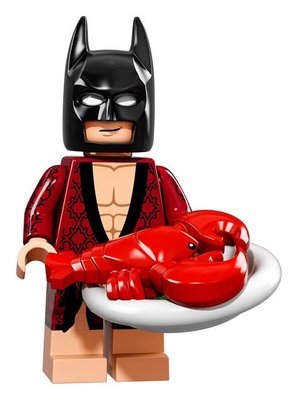【荳荳小舖】LEGO樂高 樂高人物系列71017樂高人偶包 樂高蝙蝠俠電影#1 龍蝦 睡袍含運250下標即售