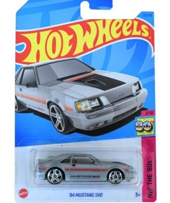 ^.^飛行屋(全新品)Hot Wheels 風火輪小汽車 合金車//福特野馬 1984 Mustang Svo