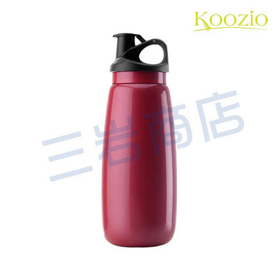 Koozio動感水瓶1000ml (紫嫣紅) (不鏽鋼水瓶/水壺 /不銹鋼杯/ 隨手杯/ 環保杯) Koozio原廠專賣