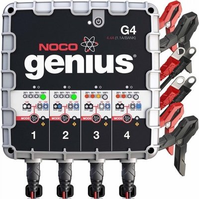 ☼台中電池►【NOCO Genius】G4 充電器 12V 6V /適合充WET.GEL.鉛酸.EFB.AGM.鋰鐵車輛