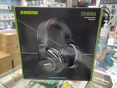禾豐音響 Shure SRH840a SRH-840a 監聽耳罩耳機 鍵寧公司貨保2年