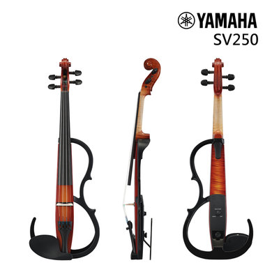 小叮噹的店 - YAMAHA 山葉 SV250 日本製 四弦 靜音小提琴 電子小提琴 控制盒 4/4