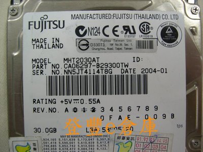 【登豐e倉庫】 YF589 Fujitsu MHT2030AT 30G IDE 硬碟