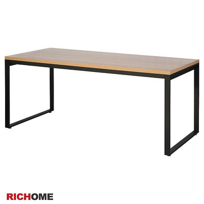 〈台灣公司貨〉可開發票RICHOME  DE263     領券現折  杜克辦公桌(180X80CM)(可調式腳墊)  電腦桌  辦公桌