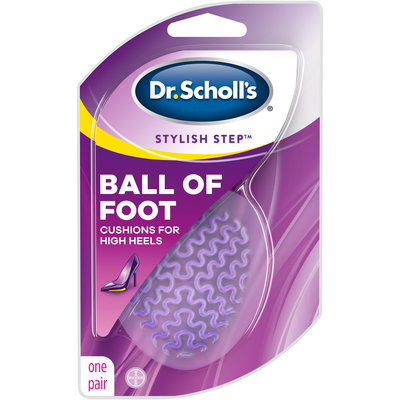 美國爽健Dr. Scholl's for Her前掌墊軟質按摩凝膠高跟鞋備品鞋墊