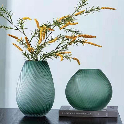 玻璃花瓶 歐式玻璃花瓶水培裝飾高級感餐桌客廳插花ins風顏值裝飾99 NM053
