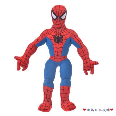 【噗嘟小舖】現貨 日本正版 蜘蛛人 玩偶 四肢可擺動 娃娃 MARVEL 漫威 男童 生日禮物 Spider-Man