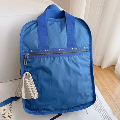 Lesportsac 2297 藍色Urban Backpack  超輕量雙肩拉鍊手提後背包 限量優惠