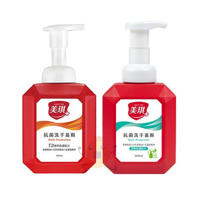 美琪 抗菌洗手慕斯 500ml 補充瓶 T3植萃防護 淨味防護【小元寶】超取