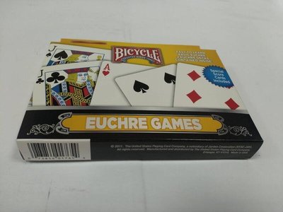 【USPCC撲克】605 BICYCLE EUCHRE 遊戲組 S1072125