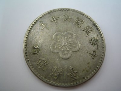 民國60年1元錢幣 共12枚