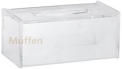 『MUFFEN沐雰衛浴』YR-328 抽取式 壓克力 水晶透明面紙盒 壁掛式衛生紙架 衛生紙盒