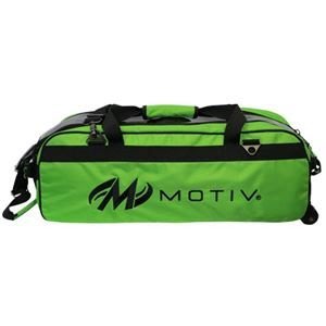 美國進口全新現貨 Motiv Ballistix競賽型三球袋簡易拉式背式手提球袋 綠色